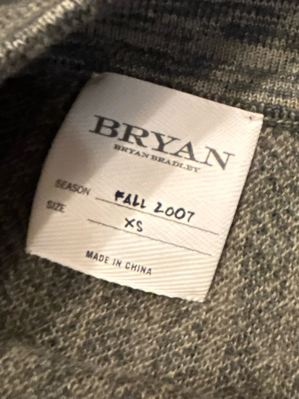 Bryan gray knit